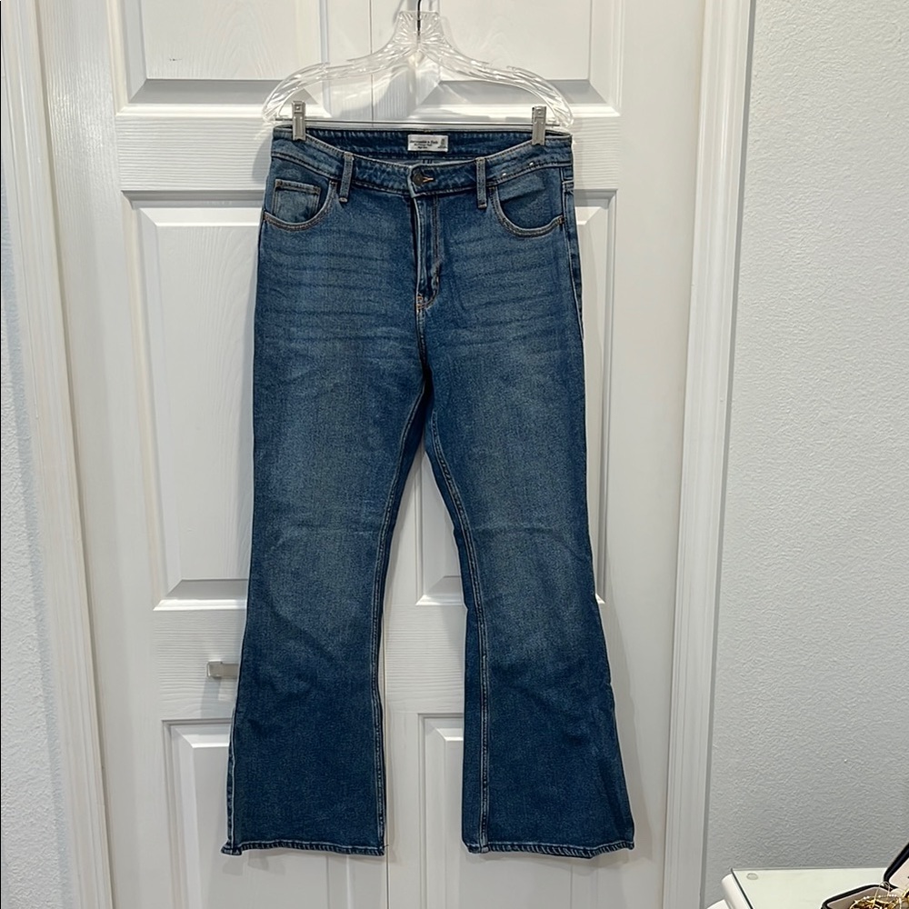Abercrombie & Fitch Blue The Vintage Flare High Rise Jeans